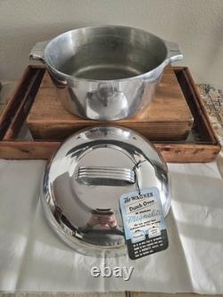 Vintage Wagner Ware Sidney O Magnalite 4248-M 5 Quart Dutch Oven with Lid