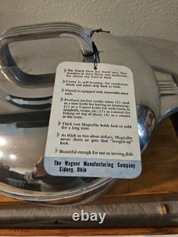 Vintage Wagner Ware Sidney O Magnalite 4248-M 5 Quart Dutch Oven with Lid