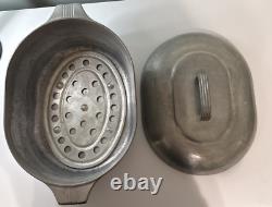 Vintage Wagner Ware Sidney O Magnalite 4265 P 8qt Roaster Dutch Oven Withtrivet
