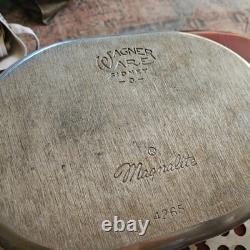 Vintage Wagner Ware Sidney O Magnalite 4265-P Roaster 8 Qt with Trivet & Lid