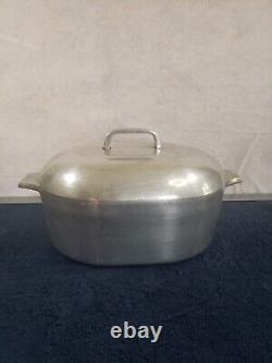 Vintage Wagner Ware Sidney O Magnalite 4265-P Roaster Dutch Oven + Lid & Trivet