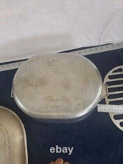 Vintage Wagner Ware Sidney O Magnalite 4265-P Roaster Dutch Oven + Lid & Trivet