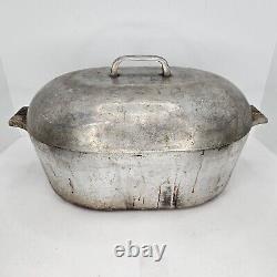 Vintage Wagner Ware Sidney O Magnalite 4267-P Roaster Dutch Oven & Lid READ PICS