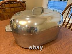 Vintage Wagner Ware Sidney O Magnalite 4269 Roaster Dutch Oven 17 qt & Lid X-LG