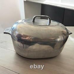 Vintage Wagner Ware Sidney O Magnalite 8qt 4265-P Roaster Dutch Oven With Lid