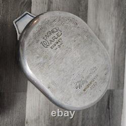 Vintage Wagner Ware Sydney -0- Magnalite 4263 Oval Roaster Dutch Oven With Lid