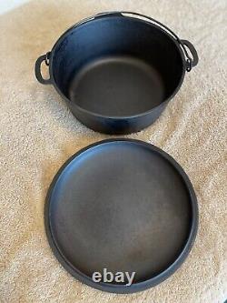 Vollrath # 8 Cast Iron Dutch Oven and Lid Restored