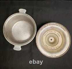 Vtg Aluminum Griswold A 152 1/2 C 9 2.5 Qt Dutch Oven Pot Sauce Pan & Cover Lid