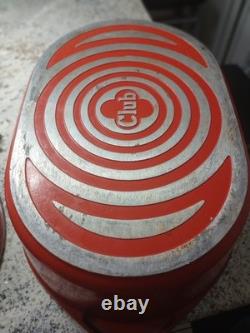 Vtg Club Dutch Oven 12 Qt -+ LID Jumbo Turkey Roaster- Red- Guc