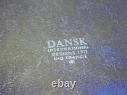 Vtg Dansk Blue Enamel 8 Qt IHQ Dutch Oven Pan with Lid Kobenstyle France 11.5