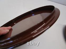 Vtg Dansk Brown Kobenstyle Enamel Dutch Oven Soup Stock Pot Lid MCM 8.5 7 QT