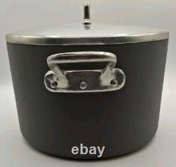 Vtg Magnalite GHC 75 Qt Dutch Oven withLid & trivet Anodized Aluminum Stock Pots