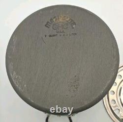 Vtg Magnalite GHC 75 Qt Dutch Oven withLid & trivet Anodized Aluminum Stock Pots