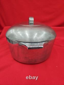 Vtg Magnalite GHC 8 Quart 7.5 Liters Aluminum Roaster Dutch Oven Cajun Pan Usa