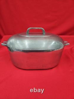 Vtg Magnalite GHC 8 Quart 7.5 Liters Aluminum Roaster Dutch Oven Cajun Pan Usa
