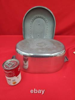 Vtg Magnalite GHC 8 Quart 7.5 Liters Aluminum Roaster Dutch Oven Cajun Pan Usa