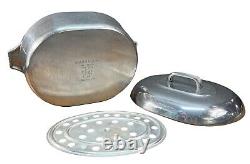 Vtg Magnalite Roaster Dutch Oven GHC with Lid and Trivet USA