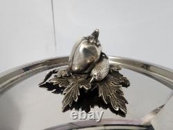 Vtg Ruffoni Opus Prima 6 qt Hammered SS stock Pot Dutch oven Lid Made in Italy