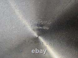 Vtg Ruffoni Opus Prima 6 qt Hammered SS stock Pot Dutch oven Lid Made in Italy