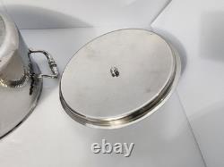 Vtg Ruffoni Opus Prima 6 qt Hammered SS stock Pot Dutch oven Lid Made in Italy