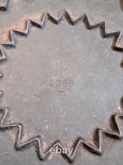 Vtg WAGNER WARE No 8 Drip Drop Roaster Cast Iron Dutch Oven Cooking Pan & Lid