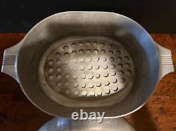 Vtg Wagner Ware Magnalite 4265-P Aluminum 8 Qt Roaster Dutch Oven w Lid & Trivet