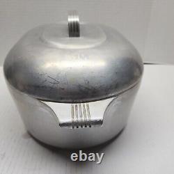 Vtg Wagner Ware Sidney 0 Magnalite 4265-P Aluminum Roaster Dutch Oven w Lid 8 Qt