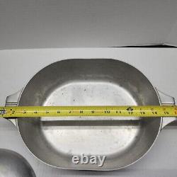 Vtg Wagner Ware Sidney 0 Magnalite 4265-P Aluminum Roaster Dutch Oven w Lid 8 Qt