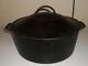 Wagner Ware Sidney -0- 1269a Cast Iron Dutch Oven With 1269 Drip Top Lid
