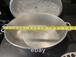 WAGNER WARE SIDNEY OVAL ROASTER 268 WithLid Dutch Oven Cookware 10quart
