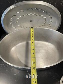 WAGNER WARE SIDNEY OVAL ROASTER 268 WithLid Dutch Oven Cookware 10quart