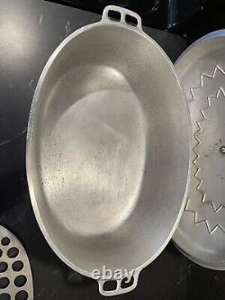WAGNER WARE SIDNEY OVAL ROASTER 268 WithLid Dutch Oven Cookware 10quart