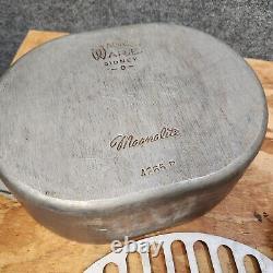 WAGNER WARE Sidney Magnalite 4265P Vintage Roasting Pan, Lid & Insert Dutch Oven