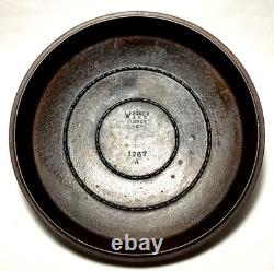 WAGNER WARE Vintage Cast Iron Drip Drop DUTCH OVEN Round Roaster (1267E) Ohio