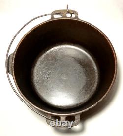 WAGNER WARE Vintage Cast Iron Drip Drop DUTCH OVEN Round Roaster (1267E) Ohio