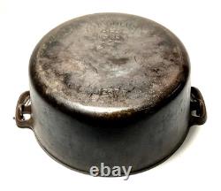 WAGNER WARE Vintage Cast Iron Drip Drop DUTCH OVEN Round Roaster (1267E) Ohio