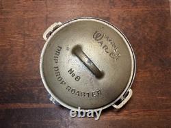 Wagner 8/1268Y Sidney-O Nickel-Plated Cast Iron Dutch Oven with Drip Drop Lid