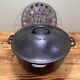 Wagner Cast Iron Drip Drop Baster Roaster Restored Dutch Oven With Lid & Trivet