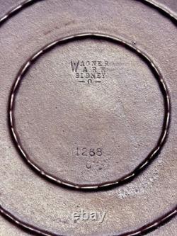 Wagner Ware Cast Iron Dutch Oven Set, Domed Lid & Drip Rings, #1268, Pre-1945