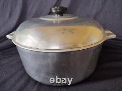Wagner Ware Magnalite 4248P 5 Qt Dutch Oven Stockpot withlid AND STEAMER BASKET