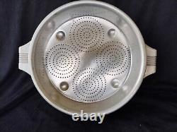 Wagner Ware Magnalite 4248P 5 Qt Dutch Oven Stockpot withlid AND STEAMER BASKET