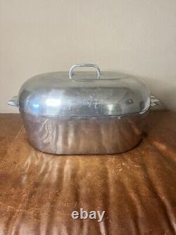 Wagner Ware Magnalite GHC 17 QT Roaster Dutch Oven X-Large with Lid and Trivet