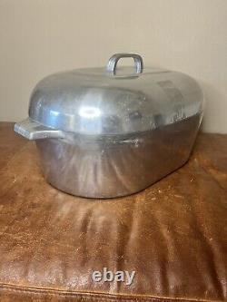 Wagner Ware Magnalite GHC 17 QT Roaster Dutch Oven X-Large with Lid and Trivet