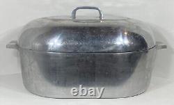 Wagner Ware Magnalite GHC 17 QT Roaster Dutch Oven X-Large with Lid and Trivet GUC