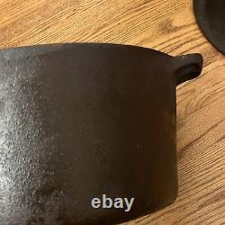 Wagner Ware No. 9 Cast Iron Oval Roaster With Lid Dutch Oven #9 p/n 1289