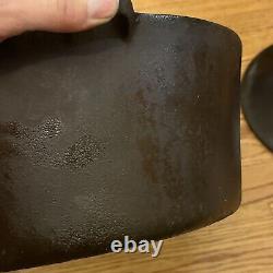 Wagner Ware No. 9 Cast Iron Oval Roaster With Lid Dutch Oven #9 p/n 1289