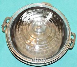 Wagner Ware Sidney O #8 Dutch Oven 1268E with Glass Lid C-8 Stylized Logo