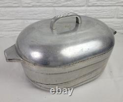 Wagner Ware Sidney O Magnalite 4265-P Roaster Lid Dutch Oven Trivet Turkey Pan
