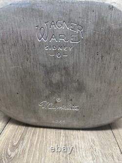 Wagner Ware Sidney O Magnalite 4265 Roaster Dutch Oven with Lid &Trivet Nice