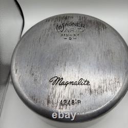 Wagner Ware Sidney O Magnalite Dutch Oven Roaster 4248-P 5 Qt. With Lid & Trivet